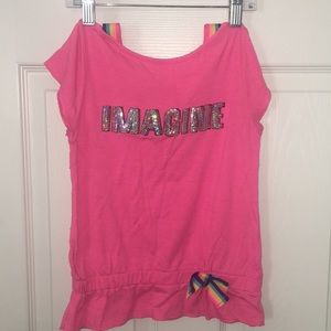 Bright pink shirt